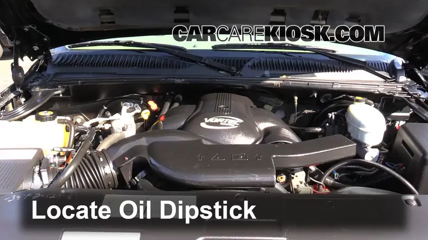 2003 GMC Sierra Denali 6.0L V8 Oil Check Oil Level